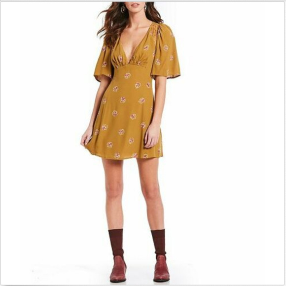 Free people mockingbird mini dress Clearance